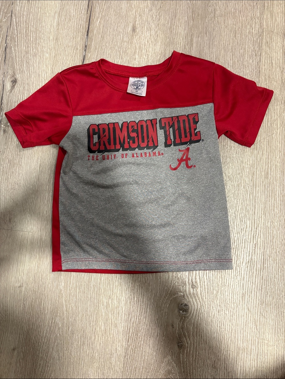 Rivalry Threads Crimson Tide Tee - Red & Gray